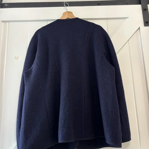 Moser Austria Boiled Wool Trachten Jacket Navy EU 48 Salzburg NWT - Picture 4 of 12